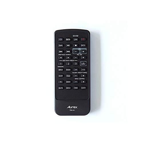 東芝 ハイレゾ CDラジカセ SD/USB/CD-RW対応 Aurex TY-AK1(N) サテンゴールド SANSUI 真空管ハイブリッドアンプ搭載CDステレオシステム SMC-300BT ブラウン
