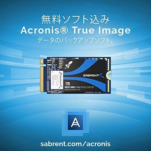安い購入Sabrent 1TB Rocket NVMe PCIe M.2 2242低DRAM低電力内部