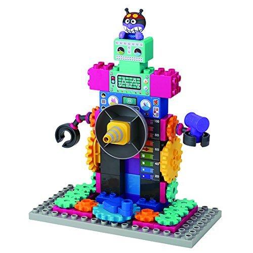 BlockLabo ブロックラボ アンパンマン ばいきんまんのくるくるメカ工場ブロックバケツ 