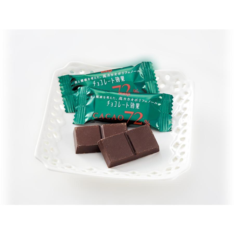 チョコレート効果 カカオ 72% CACAO 明治 高カカオポリフェノール 47枚