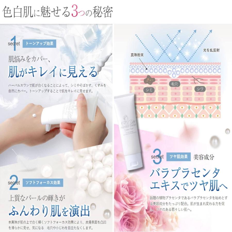 2個セット パック クリーム ホワイトパック ビズキ ハーバルスワン 50g