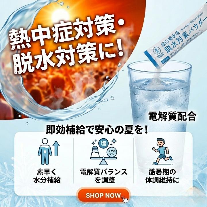 五洲薬品 経口補水液 脱水対策 パウダー 12包 個包装 粉末 脱水対策