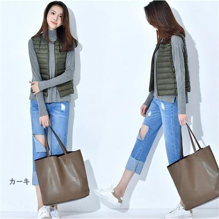 ダウン特集 ダウンベスト レディース 定番ベーシック インナーダウンベスト リアルダウンベスト 軽量であったか防寒 羽織り 山ガールファッション A81o213 Violon 通販 Yahoo ショッピング