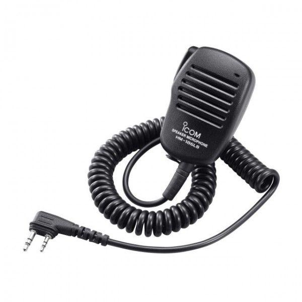 小型スピーカーマイク　アイコム　HM-186LS　イヤホンジャック有り | ICOM