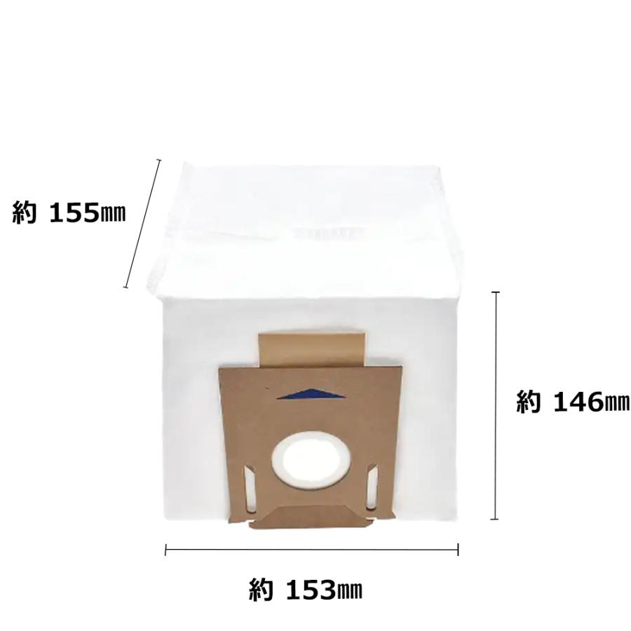 Ecovacs エコバックス 紙パック 6個 互換品 DEEBOT OZMO T8+/N8+/N8 