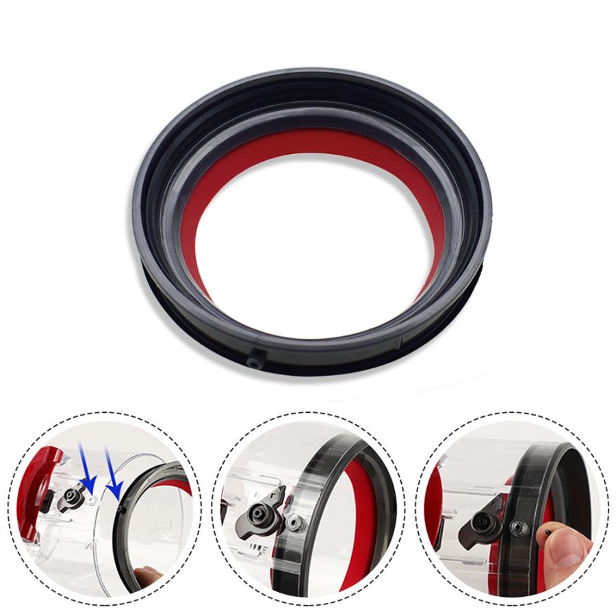 Dyson ダイソン V10(SV12)用 ダストカップ クリアビン 蓋 パッキン