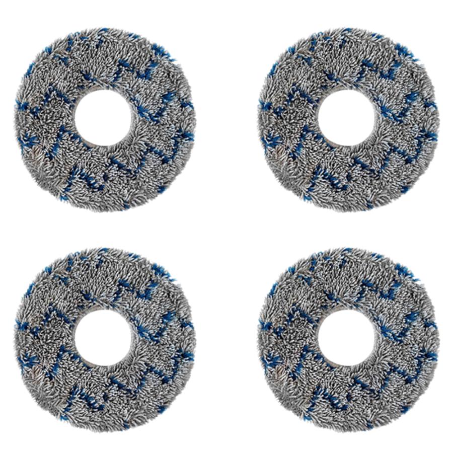 Ecovacs エコバックス 交換用モップ 4個入り 互換品 DEEBOT X1 TURBO