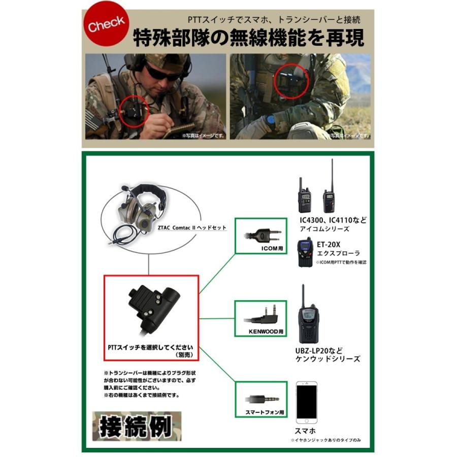 ZTAC Comtac II ヘッドセット ver.2020 コムタック２ コムタック2 comtac2  サバゲー サバイバルゲーム ミリタリー 装備  ZTACTICAL  zタクティカル｜anschluss｜12