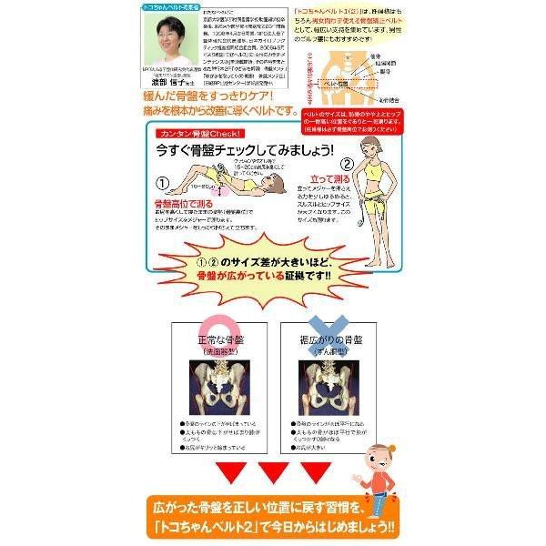 トコちゃんベルト２(LL)【青葉正規品】妊娠中 産前産後・骨盤矯正・腰痛に！骨盤ベルト★｜anshin-box｜03