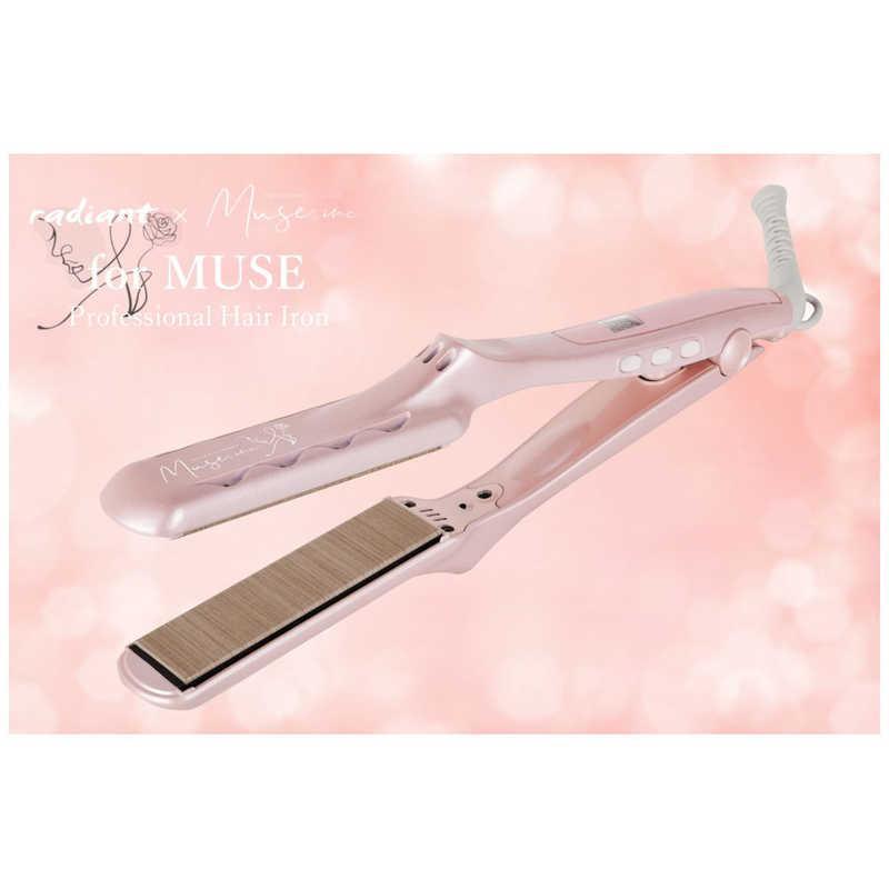 radiant ラディアント ピンク LM125MUSE ヘアアイロン シルク radiant ラディアント ピンク LM125MUSE ヘアアイロン シルク
