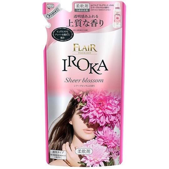 フレアフレグランス 柔軟剤 IROKA(イロカ) シアーブロッサムの香り 詰め替え480ml｜anshin-happy-market｜02