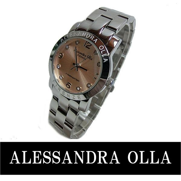 Alessandra Olla 腕時計 スワロフスキー ラインストーン