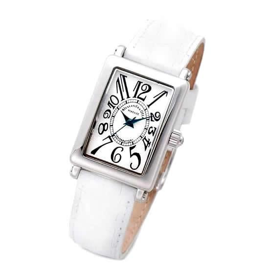 アレサンドラオーラ 腕時計 レディース AO-1500-18 全7色 クロコ型押