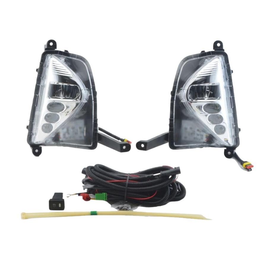 LEDフォグランプ デイライト プリウス 50系 前期 ZVW50 ZVW51 ZVW55