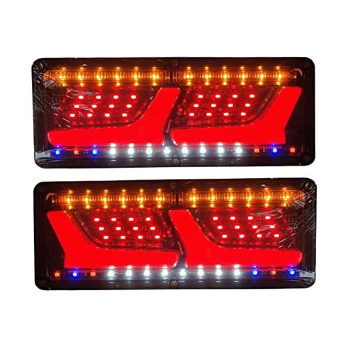 トラック トレーラー テール ランプ LED ライト 流れる ウインカー 2連 12V 24V 2個セット L型 チューブ ふそう 日野 日産 UD マツダ いすゞ ダンプ(24V)｜anshinhonpo1978｜03