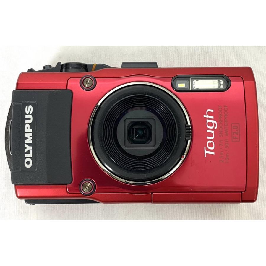 OLYMPUS デジタルカメラ STYLUS TG3 Tough レッド 1600万画素CMOS F2.0 15m防水 100kgf耐荷重