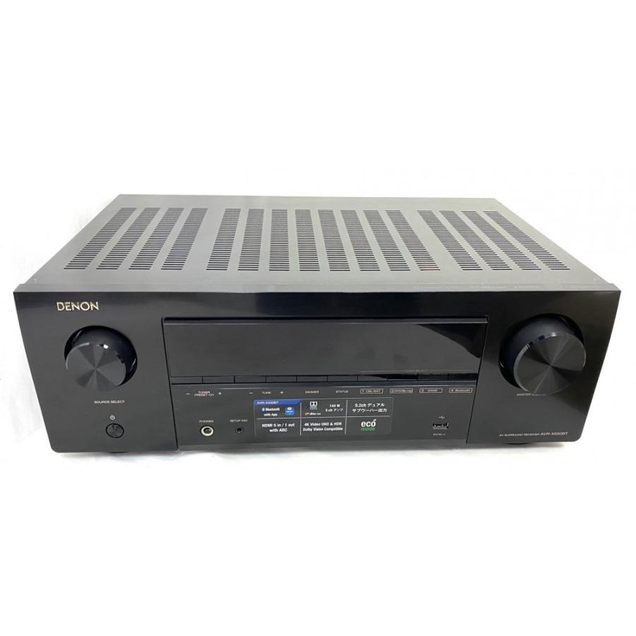 デノンDenon AVR-X550BT AVレシーバー 5.2ch Dolby TrueHD/DTS:HD/Master Audio対応 エントリークラス ブラック AVR-X550BT-K｜anshinhonpo1978｜02