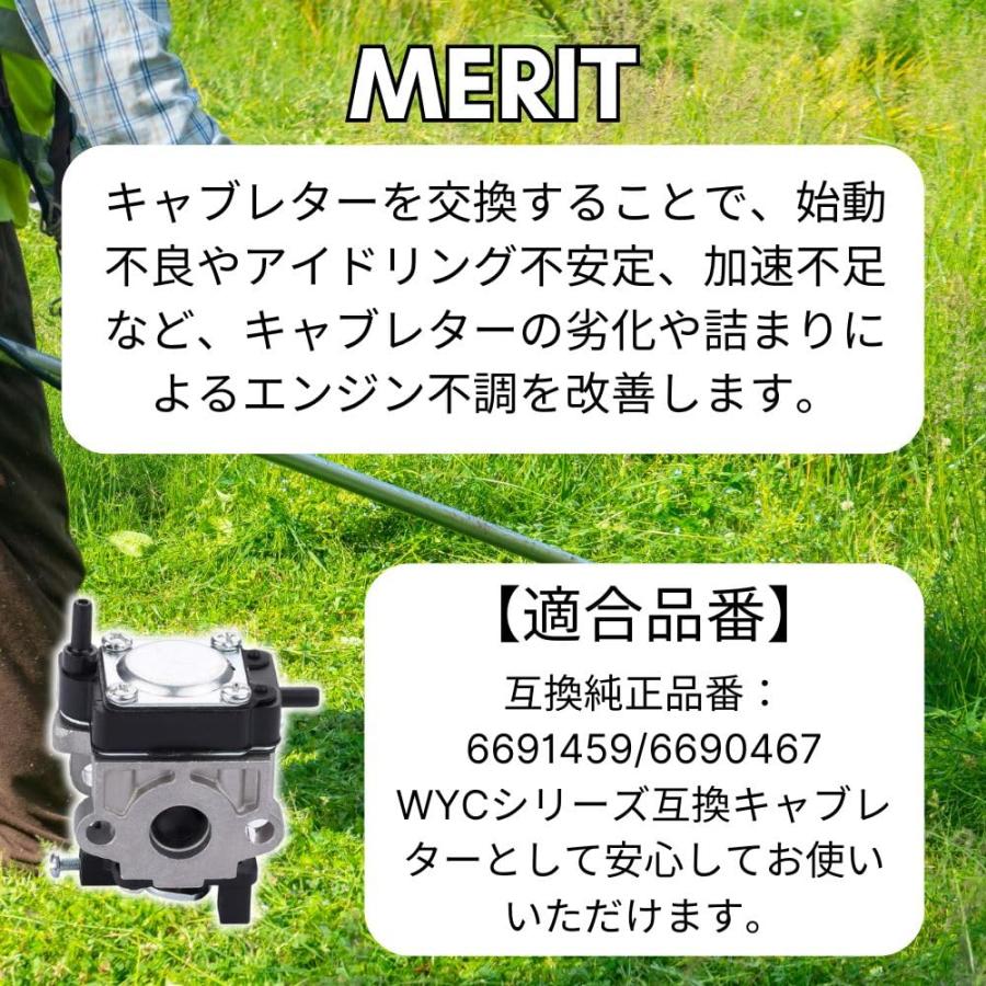 日立 FCG22EASP 対応 タナカ PCG 刈払機 草刈機 キャブレター 互換品