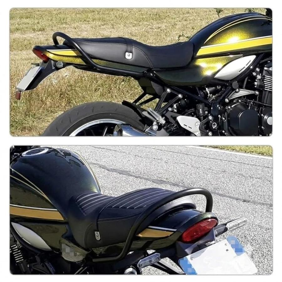 バイク用 リアグラブバー ブラック　ARCHI アーキ　Z900RS グラブバー Z900RS CAFE SE 2018-2025 対応 タンデム リアラゲッジ