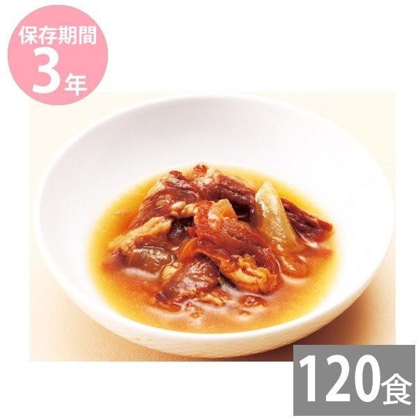 非常食 保存食 防災グッズ 防災用品 3年保存 備蓄 レトルト食品 長期保存 ロングライフ ＬＬ牛丼の素 80g×120食