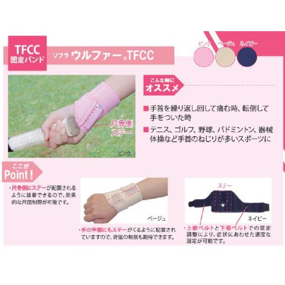 ソフラウルファーTFCC 手首 サポーター TFCC固定バンド 竹虎