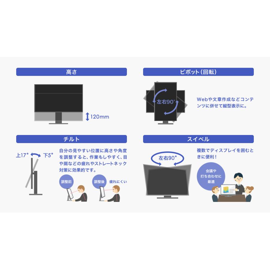 防犯カメラ モニター 防犯カメラ/監視カメラの映像確認に！4K 27型液晶