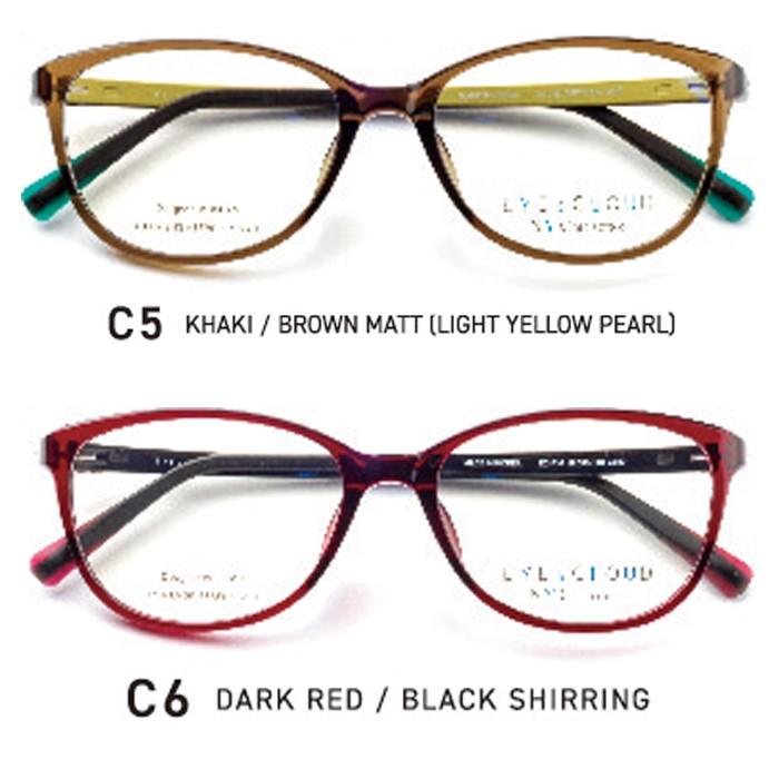 【メガネ】セル　EYEsCLOUD【0001】 楽天市場】大きいサイズ メガネ EC-1114 col.2 59mm EYEs CLOUD