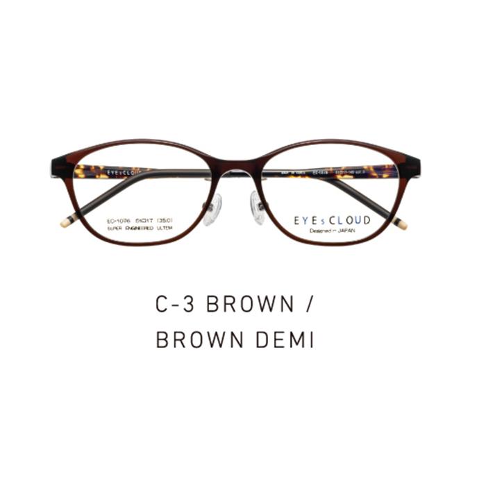 EYE s CLOUD EC-1083 度付きメガネ メガネ 度付き 度なし アイクラウド EYEs CLOUD LADIES' SERIES