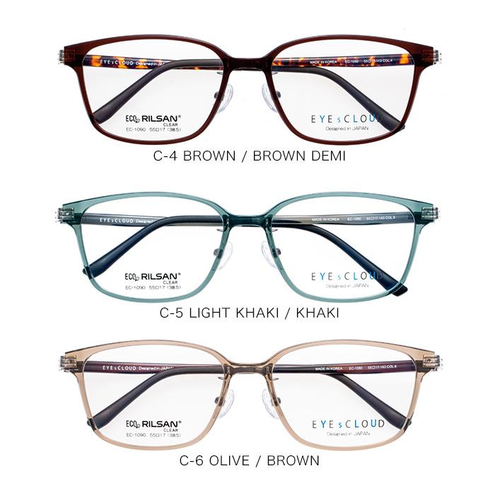 アイクラウド メガネフレーム EYEs CLOUD MEN's SERIES EC-1090 RILSAN