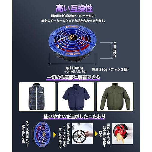 2024年 NEWモデル 25000mAh 22V高電圧出力 ファン付き作業服対応 2024年 NEWモデル 25000mAh 22V高電圧出力 ファン付き作業服対応