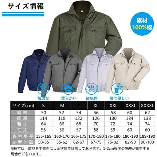 iPhone 作業服 空調作業服 12Vハイパワーファンバッテリーセット