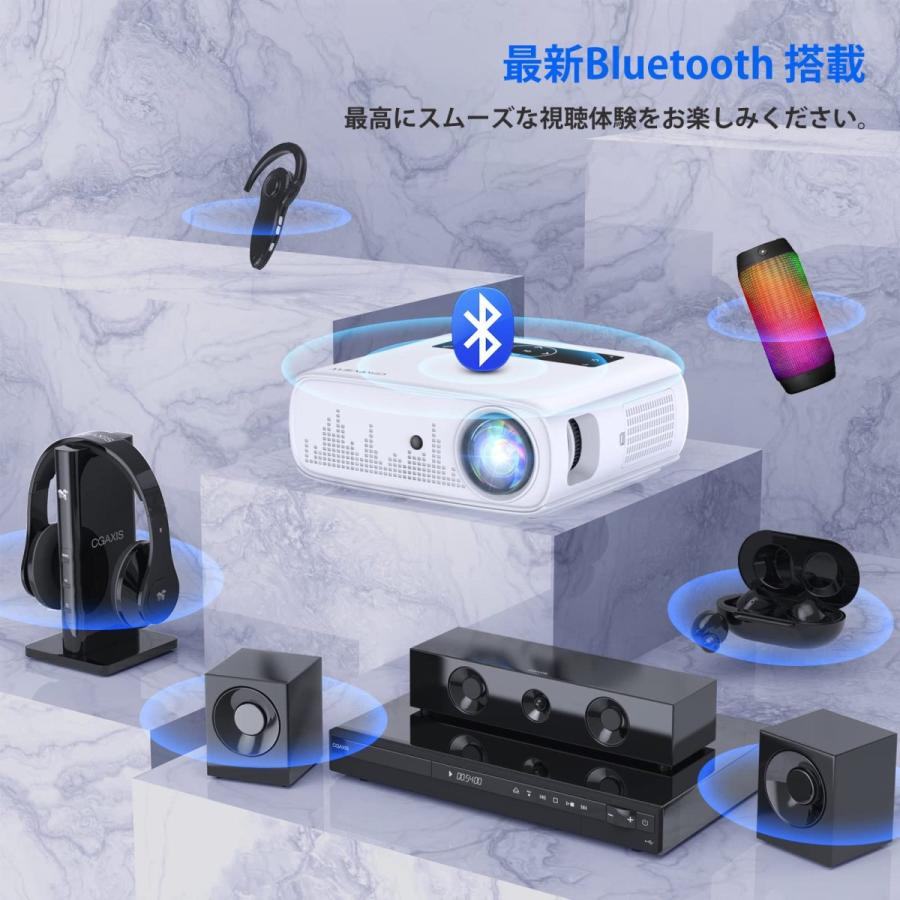 プロジェクター GROVIEW 10000lm 高輝度 5G WiFi リアル1920 プロジェクター GROVIEW 10000lm 高輝度 5G WiFi リアル1920