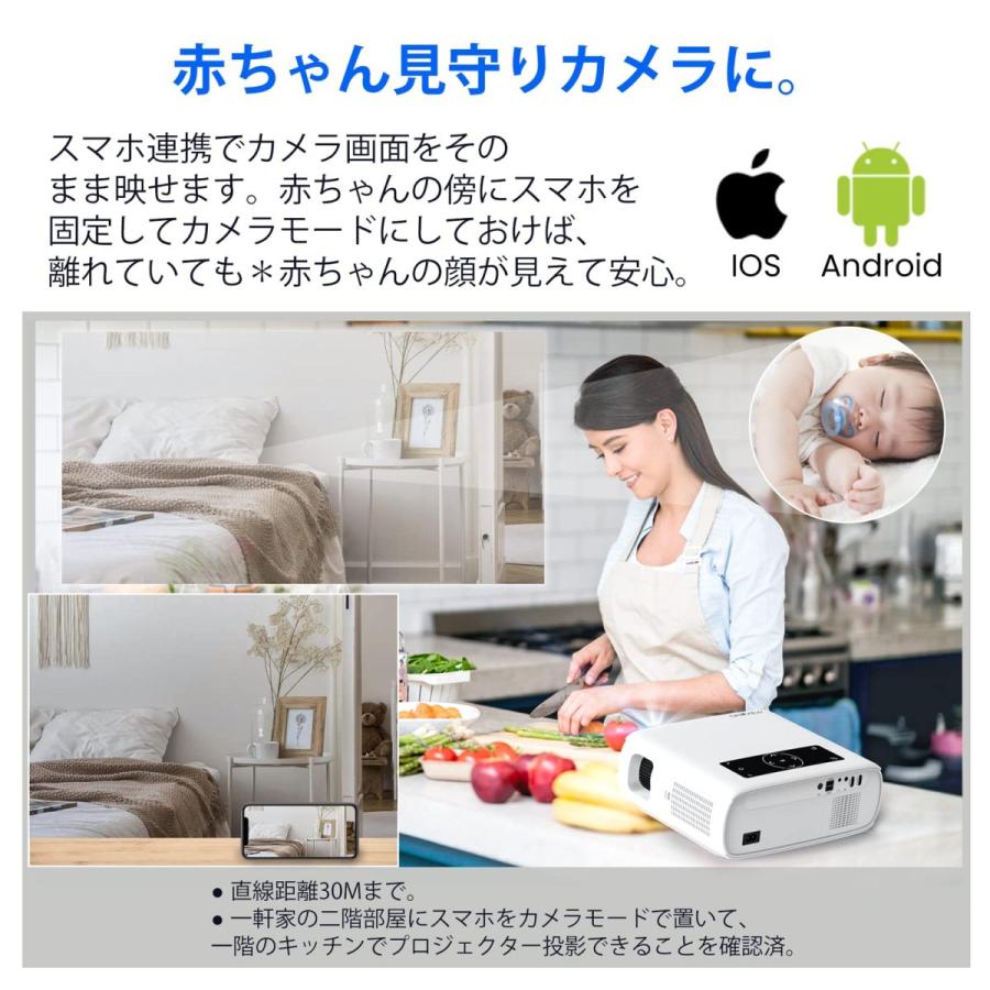 プロジェクター GROVIEW 10000lm 高輝度 5G WiFi リアル1920 プロジェクター GROVIEW 10000lm 高輝度 5G WiFi リアル1920