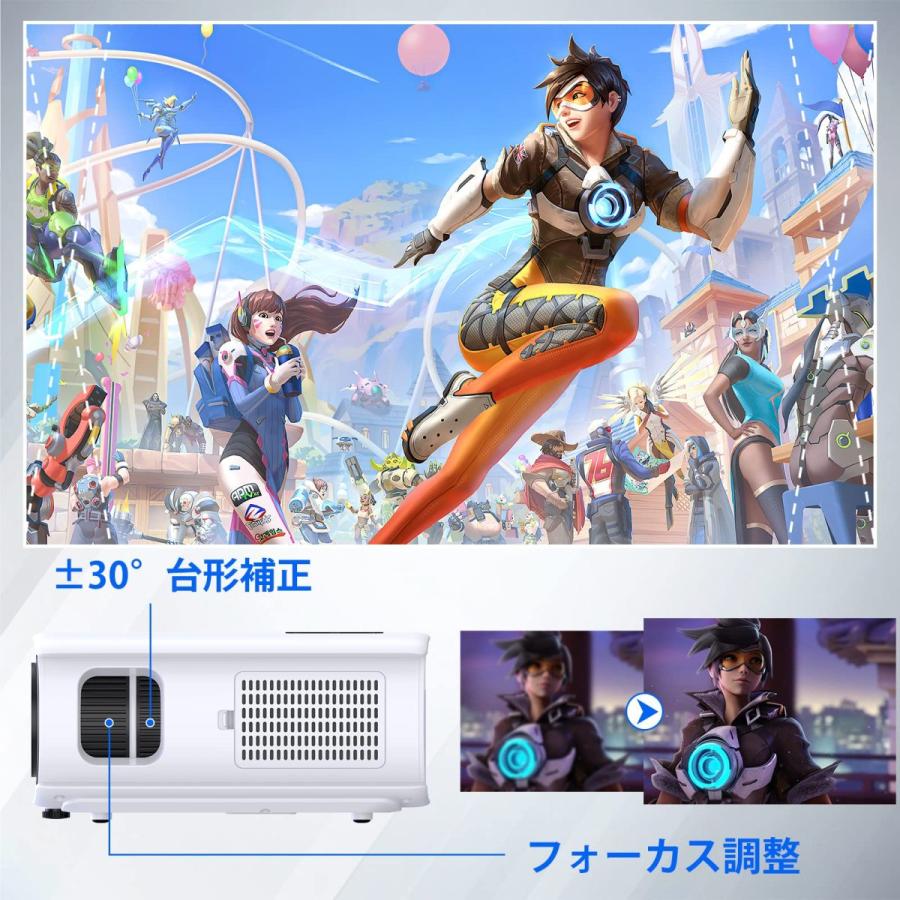 プロジェクター GROVIEW 10000lm 高輝度 5G WiFi リアル1920 プロジェクター GROVIEW 10000lm 高輝度 5G WiFi リアル1920