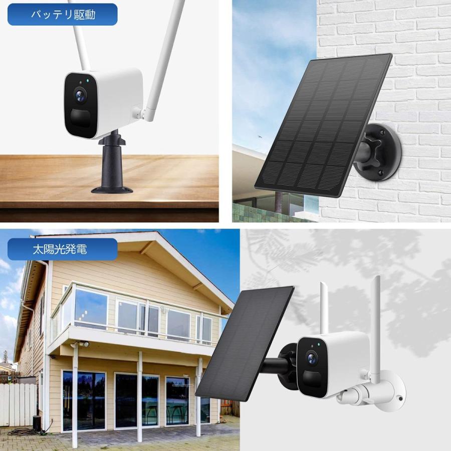 WEDGWOOD 防犯カメラ用ソーラーパネル 12フィートUSBケーブル