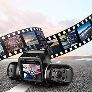 新品ドライブレコーダー 前後カメラ 前後200万画素 24時間駐車監視動体検知 2カメラ ドライブレコーダー X2 Pro 前後カメラ GPS内蔵 駐車