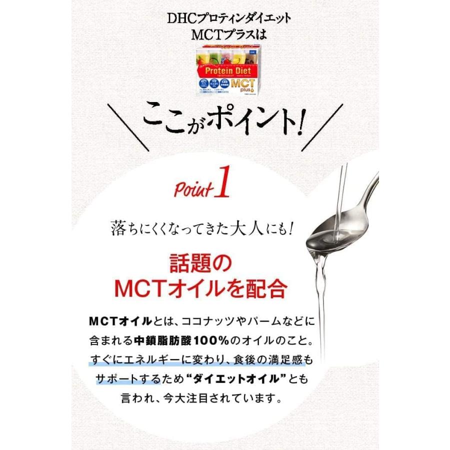 プロテインダイエット 2箱セット DHC MCT Plus 置き換え食品 15食×2箱