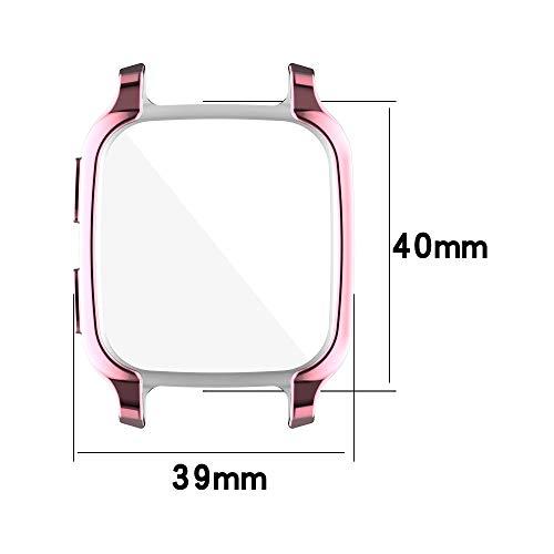 2個 ガーミン用 Venu Sq 2 / Venu Sq 2 Music/Venu Sq/Venu Sq Music用 ケース メッキTPU製 スクリ|ansin-select|06