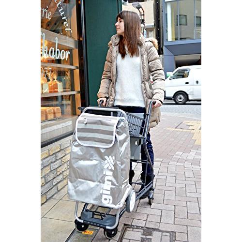 【正規輸入品】GIMI ショッピングカート フレクシィ メタリックシルバー GIMFL-MS|ansin-select|03