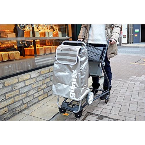 【正規輸入品】GIMI ショッピングカート フレクシィ メタリックシルバー GIMFL-MS|ansin-select|04