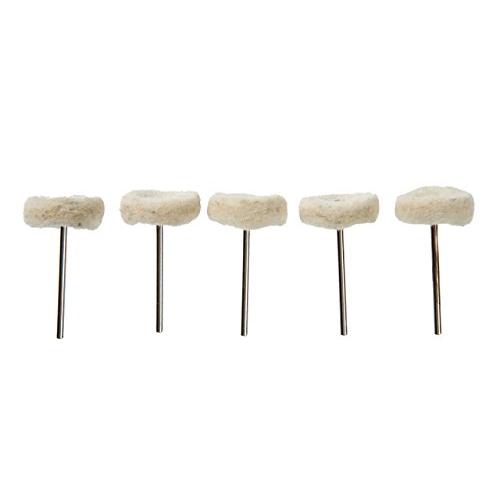 UID 26個セット 羊毛フェルトバフ2.35mm軸 鏡面研磨や金属磨き仕上げ 円筒型 砲弾型 ホイール型 ポッリシングコンパウンド(バフ用研磨剤)|ansin-select|03