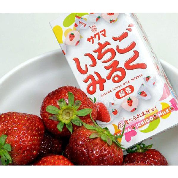 ★ いちごみるく様 ★ 楽天市場】【当日発送可能】サクマ いちごみるく ミニ寸線香