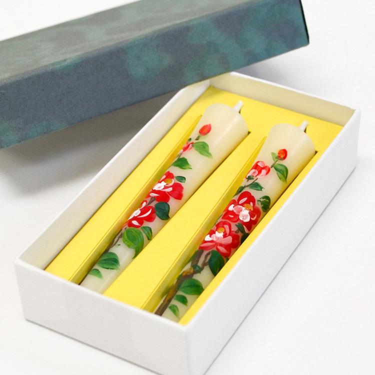 12月 和蝋燭 手描き絵ろうそく 12月の花 椿 3号2本入り 新絵柄 絵蝋燭 進物 お彼岸 お盆 新盆見舞 喪中見舞 月命日 御供ろうそく 2個までネコポスok Ko 12 庵心堂 通販 Yahoo ショッピング