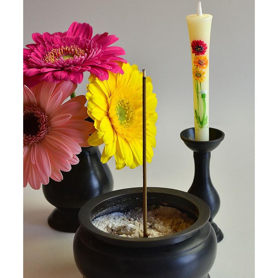 手描き絵ろうそく ガーベラ 3号2本入り 2個までネコポスok 和蝋燭 絵蝋燭 追悼 東日本大震災 花は咲く 3 11 祈り 復興 Ko Gerbera 庵心堂 通販 Yahoo ショッピング