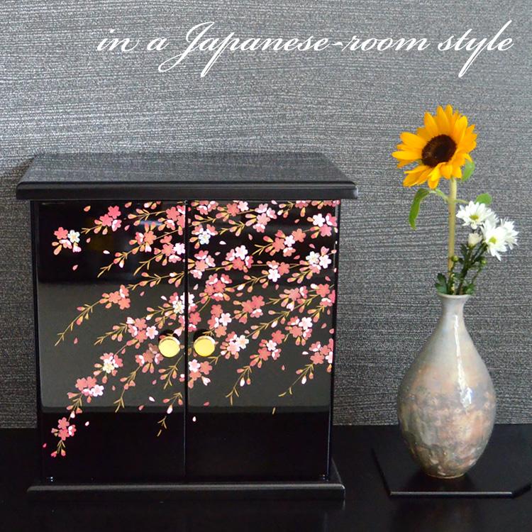 仏壇 コンパクト ミニ 小型 仏壇のみ 紀州蒔絵仏壇「しだれ桜 仏壇 コンパクト ミニ 小型 仏壇のみ 紀州蒔絵仏壇「しだれ桜