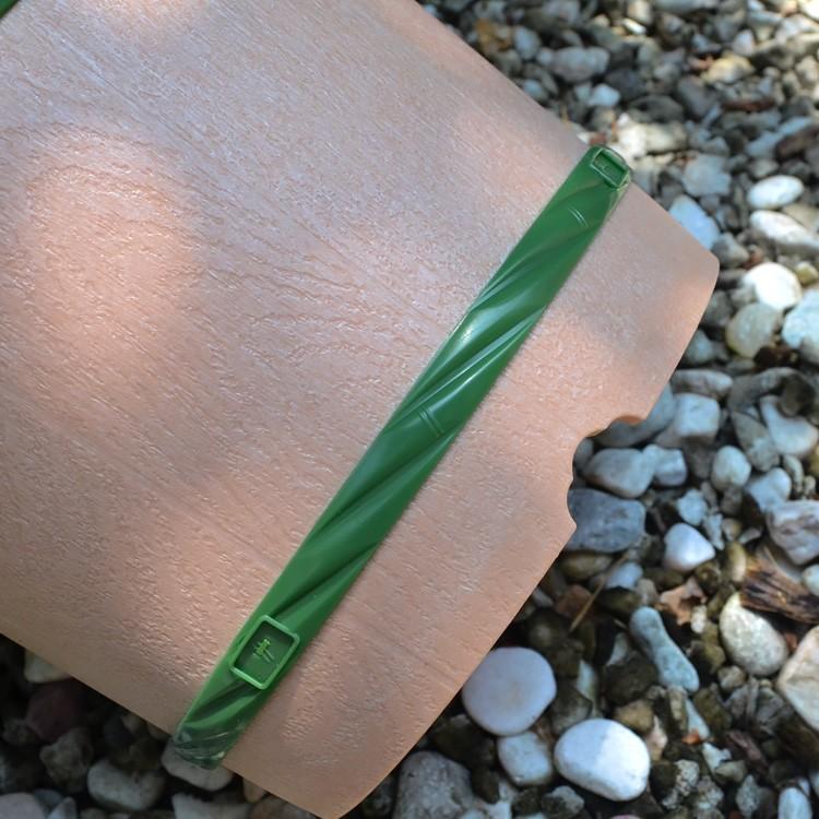 取っ手もい〜桶セット ひしゃく付き 小さいタイプ タガ:緑