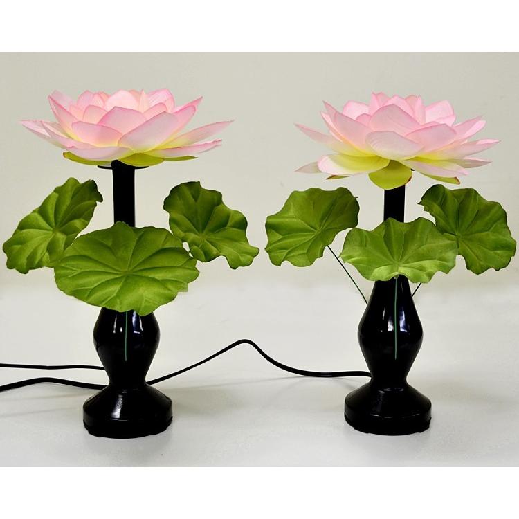数量は多い 小型ルミナスled おまけ付 百合 Pc製 高さ35cm Led 電池式 お盆 盆提灯 御供 新盆 コードリールプレゼント Supplystudies Com