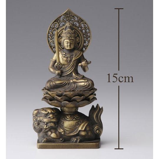 仏像 高岡銅器 本格金属 文殊菩薩 15cm うさぎ年生まれのお 仏像 高岡銅器 本格金属 文殊菩薩 15cm うさぎ年生まれのお