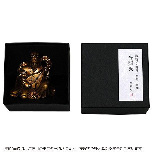 縁起物 置物 七福神 弁財天 シルキーゴールド 日本製 送料無料 縁起物 置物 七福神 弁財天 シルキーゴールド 日本製 送料無料