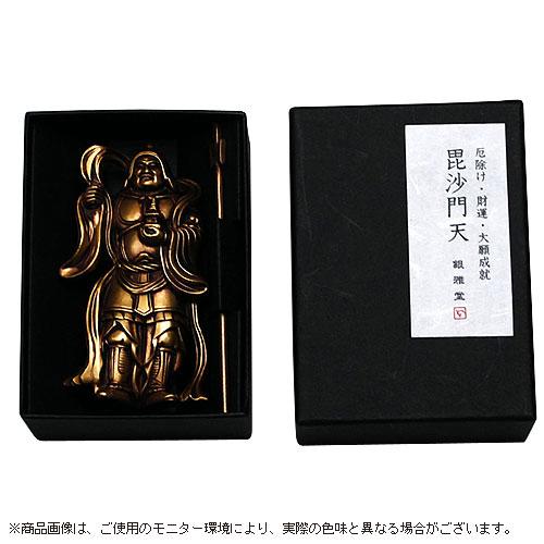 縁起物 置物 七福神 毘沙門天 シルキーゴールド 日本製 送料無料 縁起物 置物 七福神 毘沙門天 シルキーゴールド 日本製 送料無料
